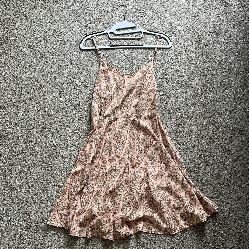 Old Navy Paisley Print Spaghetti Strap Dress